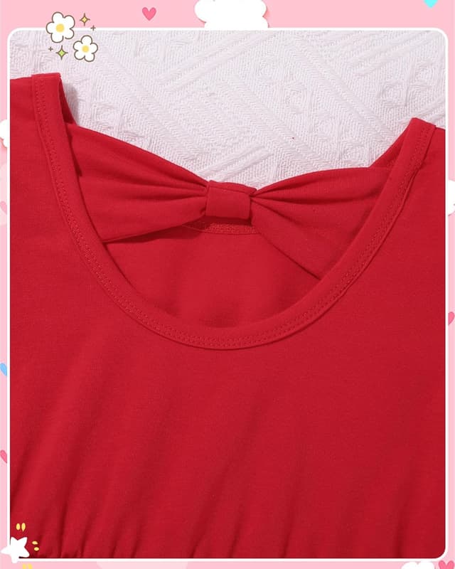 Detalle 2 de Hovershoes Kids Princess Tulle Dress (Sleeveless or Long Sleeve) for Flower Girls & Parties