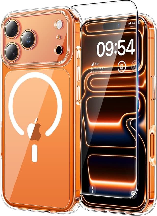 Imagen de TAURI iPhone 17 Pro Hülle 6,3" Panzer Schutz Glasfolie en OfertitasTOP