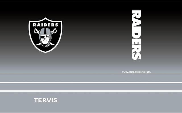 Detalle 2 de Tervis Traveler NFL Las Vegas Raiders Ombre Triple-Insulated Tumbler (20oz) Travel Cup