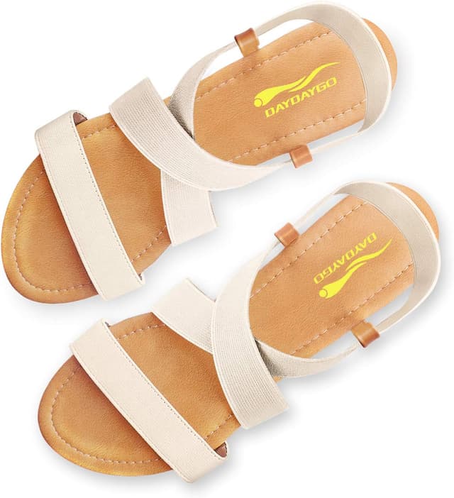 Detalle de DAYDAYGO Elastic Flat Sandals for Women