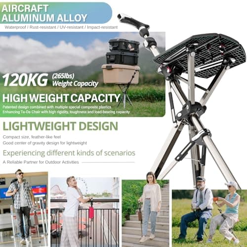 Thumbnail 4 de Ta-Da Chair Pro – Canne de marche avec siège ⚙