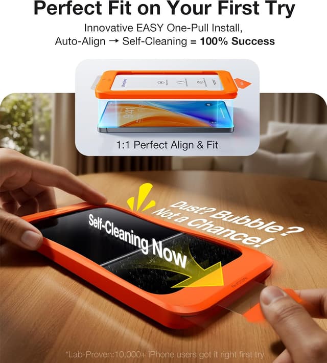 Thumbnail 4 de UltraGlass Unbreak 9H+ Glass Samsung Galaxy S25 Ultra 2-pack