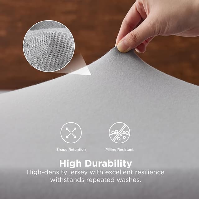 Detalle 1 de Bedsure King Jersey fitted sheet 40 cm