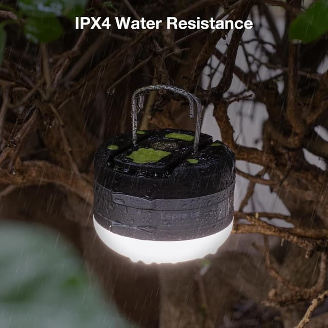 Detalle 2 de LE Lighting EVER lampe de camping rechargeable LED à 3 modes et fonction batterie externe