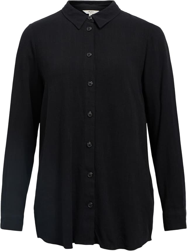 Detalle de Object Hemd Leinenmix