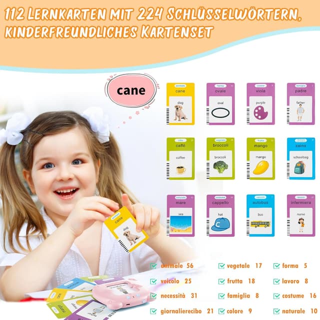 Detalle de Flashcard per apprendimento audio 224 parole