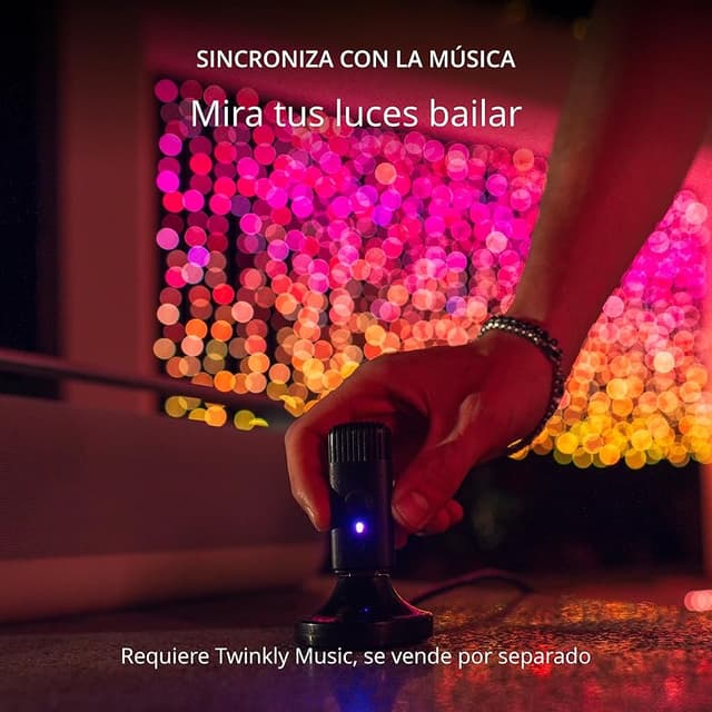 Thumbnail 6 de Twinkly Curtain 210 LED RGB y Blanco 🌈✨ Luces inteligentes IP44