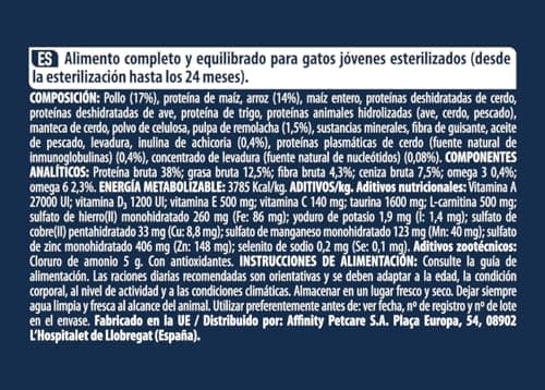 Thumbnail 6 de Advance Cat Junior Sterilized Pienso 10 kg