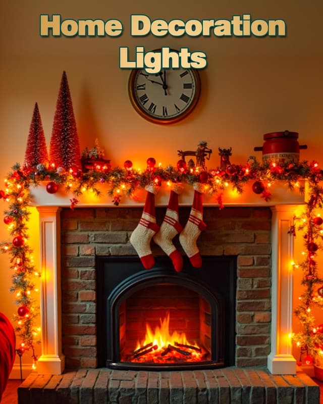 Detalle de Dalugo Christmas fairy lights 5m 50 LED