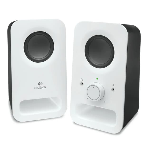 Detalle de Logitech Z150 Altavoces multimedia blancos