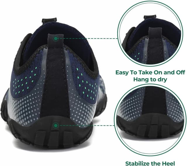 Detalle de SAGUARO Homme Femme chaussures minimalistes barefoot antidérapantes pour trail, running et fitness (EU 35-48)