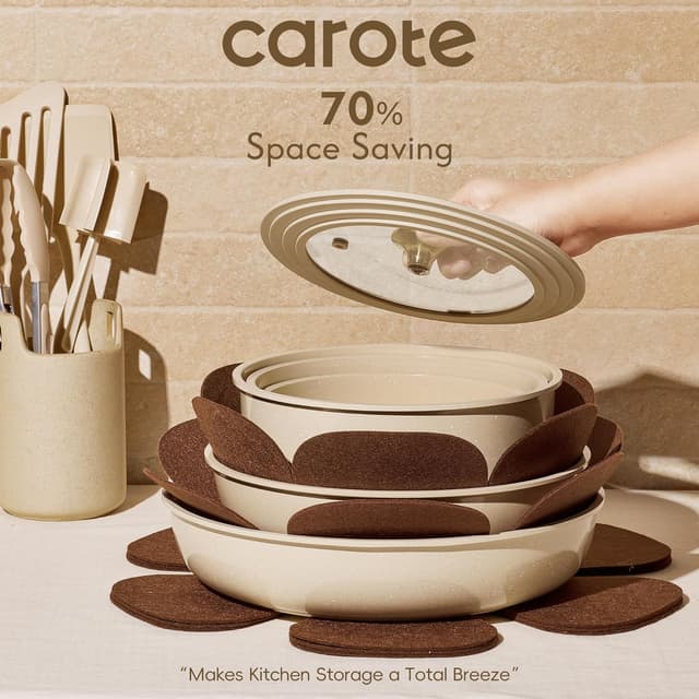 Thumbnail 4 de Carote 22pcs Ceramic Cookware Set