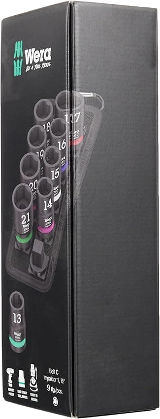 Thumbnail 4 de WERA Impaktor 1 juego llaves vaso 50 piezas