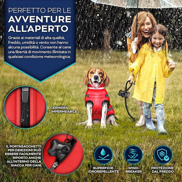 Thumbnail 2 de TRESKO Giacca Invernale per Cani XL impermeabile