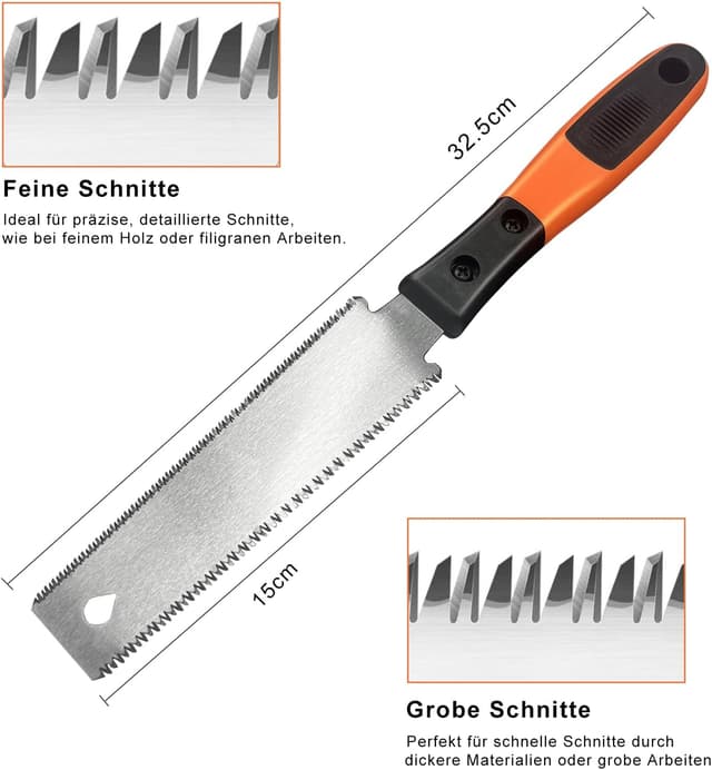 Detalle de SURFOU Japanese hand saw for woodworking