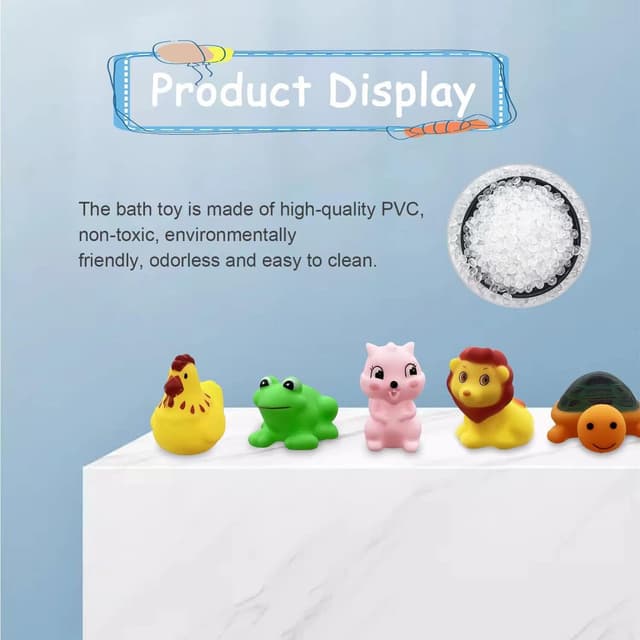 Detalle 2 de Lot de 30 Jouets de Bain éducatifs Ocean Farm