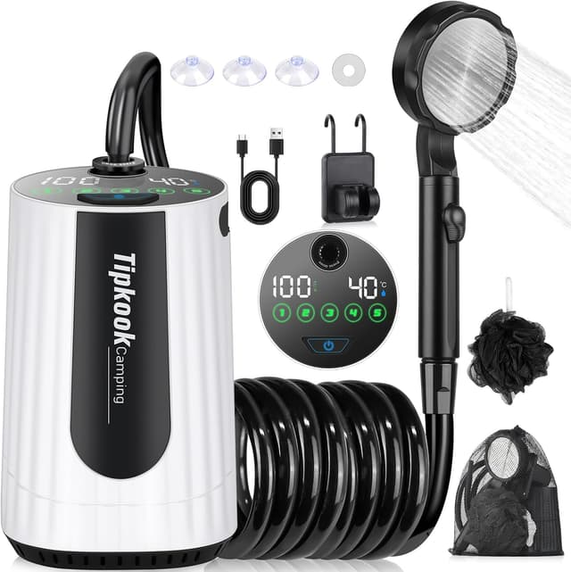 Detalle de Tipkook Ducha Camping Portátil 10000mAh