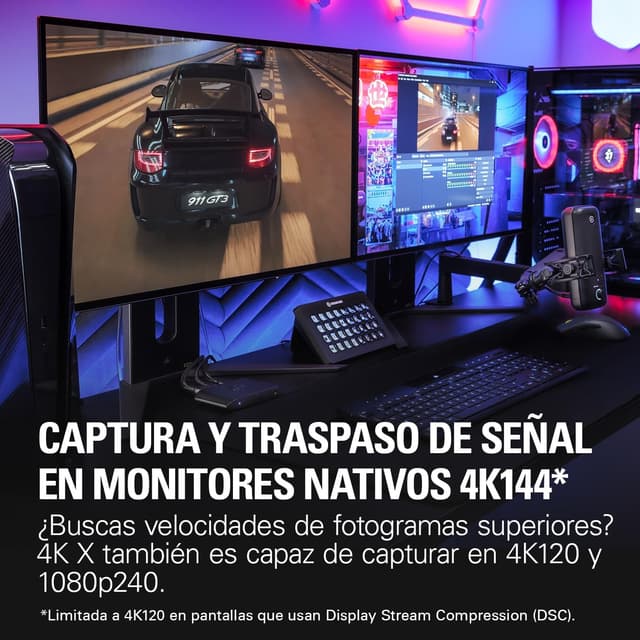 Thumbnail 2 de Elgato 4K X captura 4K144 para streaming 📷
