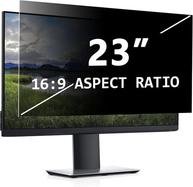 Detalle de PYS 23 Zoll Monitor Blickschutzfilter (16:9) mit Anti-Blaulicht & abnehmbarer Privacy Screen Folie