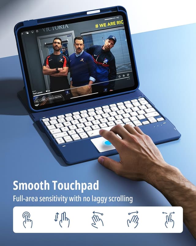 Detalle 1 de CACOE iPad-Tastaturhülle A16 mit 7 Farben