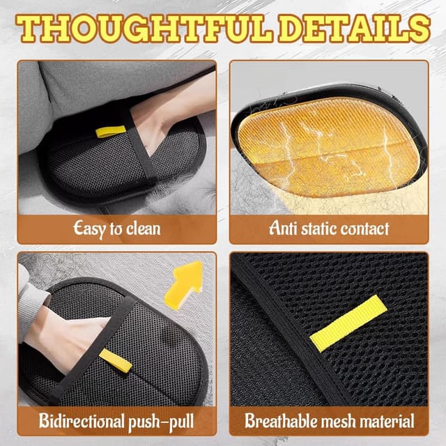 Thumbnail 4 de AMFUN Guantes depilatorios doble cara 2 piezas