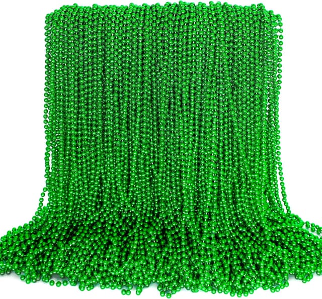 Detalle de St Patrick's Day Green Bead Set 33in