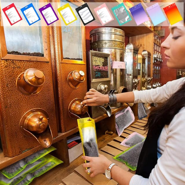 Thumbnail 6 de Mylar Zip-Beutel 10x15 cm, 100 Stück