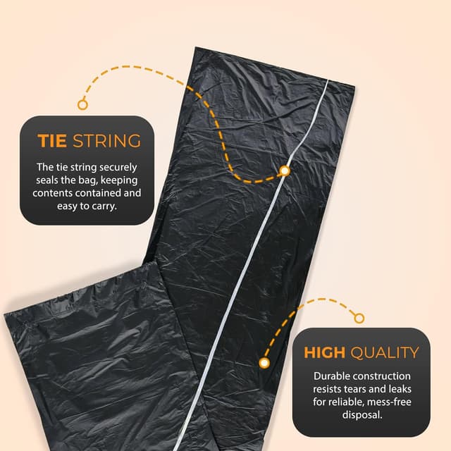 Detalle de Roe Tenpo 70L bin bags, 50 pack