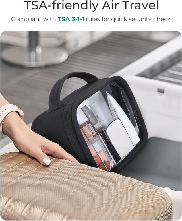 Detalle 2 de BAGSMART TSA-Approved Toiletry Bag 1 Quart