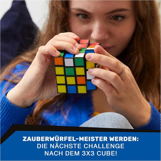 Detalle de Rubik’s 4x4 Master Zauberwürfel – 4x4 Cube für Logikprofis ab 8 Jahren, leichtgängiges Handling & leuchtende Farben