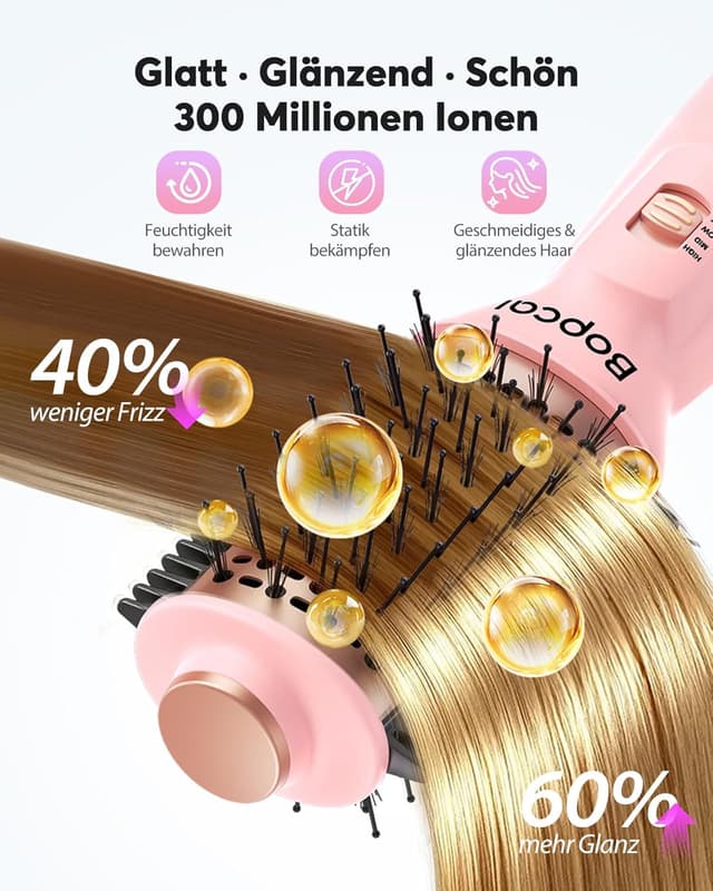 Detalle 1 de Bopcal Mini Warmluftbürste 4-in-1