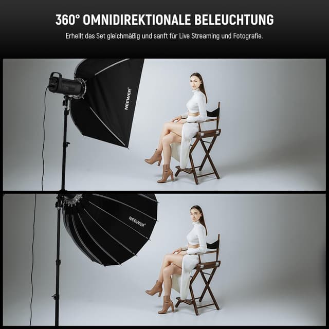 Detalle 2 de NEEWER NS38P Parabol-Softbox mit Bowens Mount