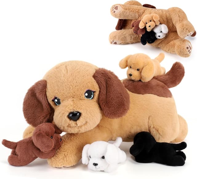 Detalle de gnomantic 5 Pieces Dog Plush Set