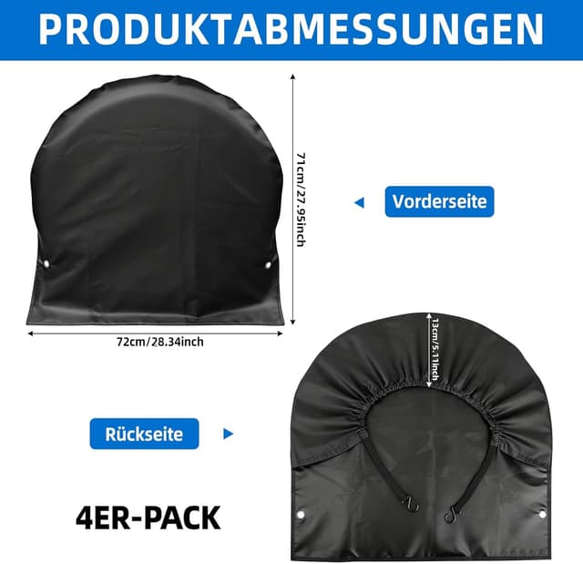 Thumbnail 1 de CEOTIS Radabdeckung Wohnwagen 72,5 cm