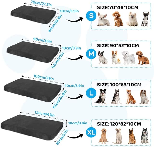 Detalle de DUJUIKE copriletto impermeabile per cani M