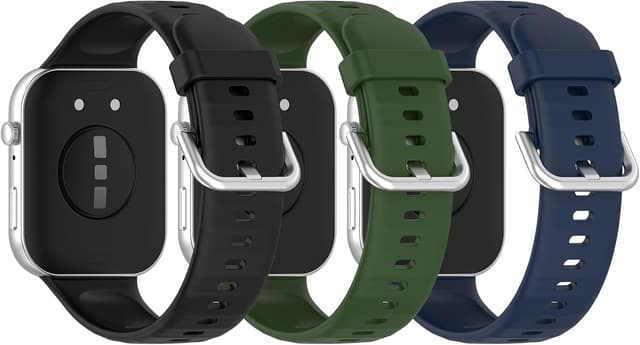 Detalle de MIJOBS 3-pack silicone replacement straps for Huawei Watch Fit 3