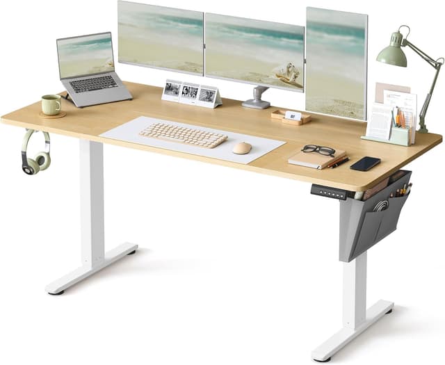 Imagen de SONGMICS Bureau électrique 160 x 70 cm en OfertitasTOP