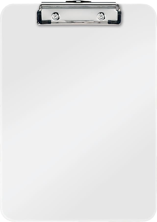 Detalle de Leitz WOW Portablocco A4 con clip in metallo, bianco