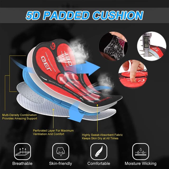 Detalle 2 de X-TIGER 5D Gel, salopette ciclistica uomo