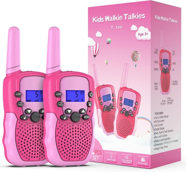 Detalle de Kearui Walkie Talkie Kinderspielzeug 8 Kanäle