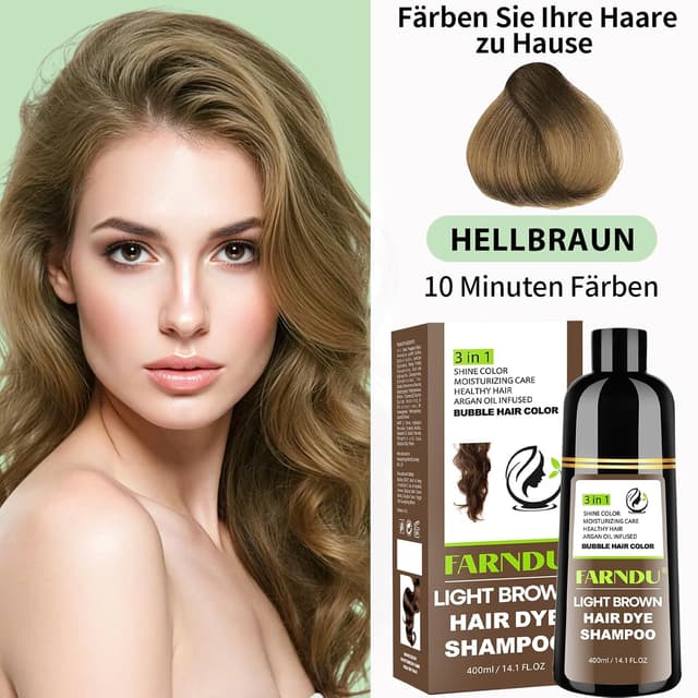 Thumbnail 1 de Hellbraun Hair Color Shampoo 400 ml