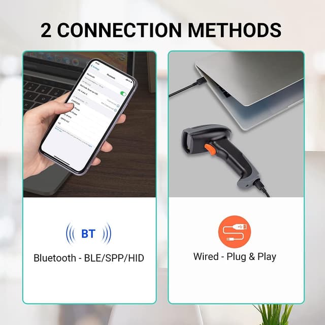 Thumbnail 3 de Tera Pro Lecteur 1D Laser sans Fil L0013B Orange