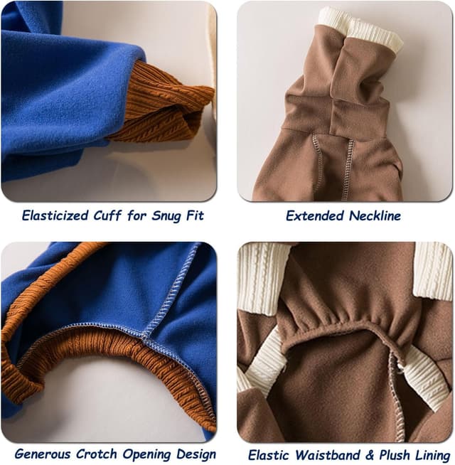 Detalle de Lightweight Italian Greyhound jumper, Blue XXL