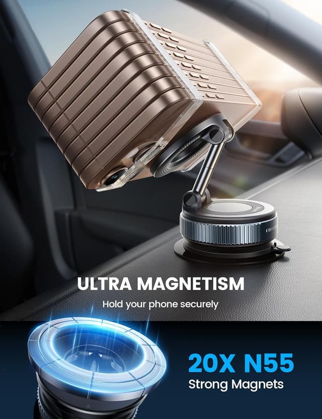 Thumbnail 4 de Lamicall Vacuum Magnetic Car Phone Holder 2025
