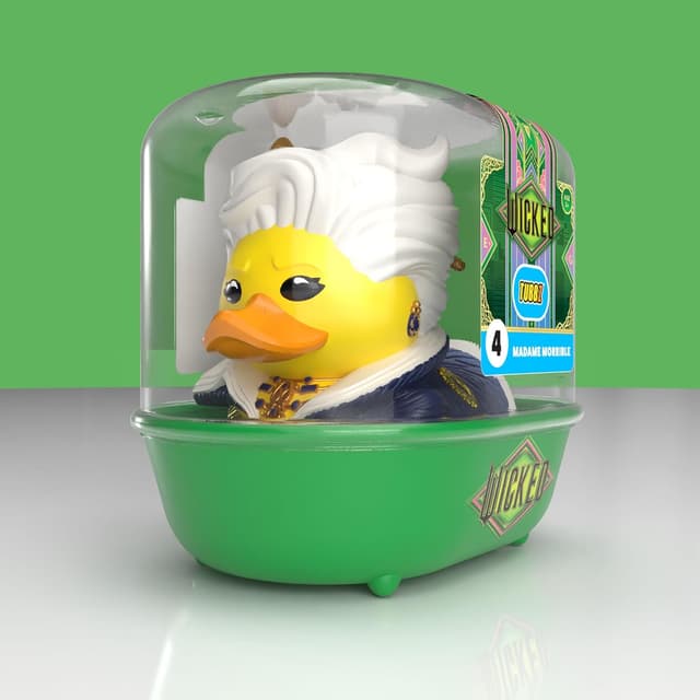 Detalle 2 de TUBBZ First Edition Wicked for Good Madame Morrible Cosplaying Rubber Duck Vinyl Figure