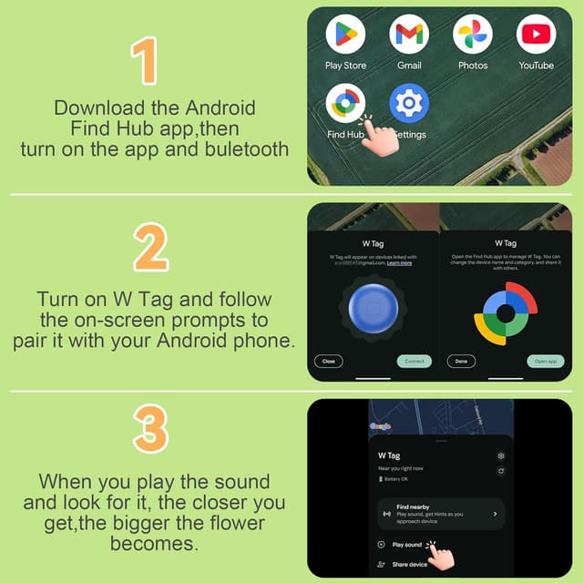 Thumbnail 5 de Air Tracker Android localizador Bluetooth IP67