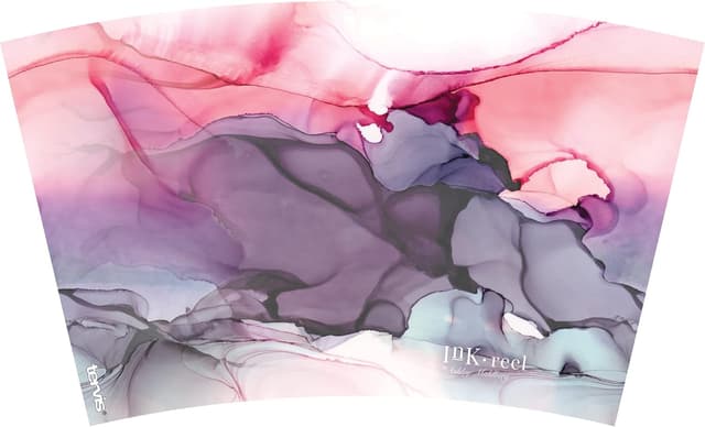 Detalle de Tervis Inkreel Fluid Pink Double-Walled Insulated Tumbler Travel Cup (16oz)