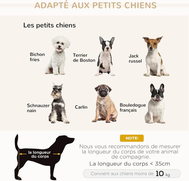 Detalle de PawHut Canapé pour chien et chat sur pieds avec coffre de rangement et coussin amovible Gris clair (76 x 45 x 43 cm)