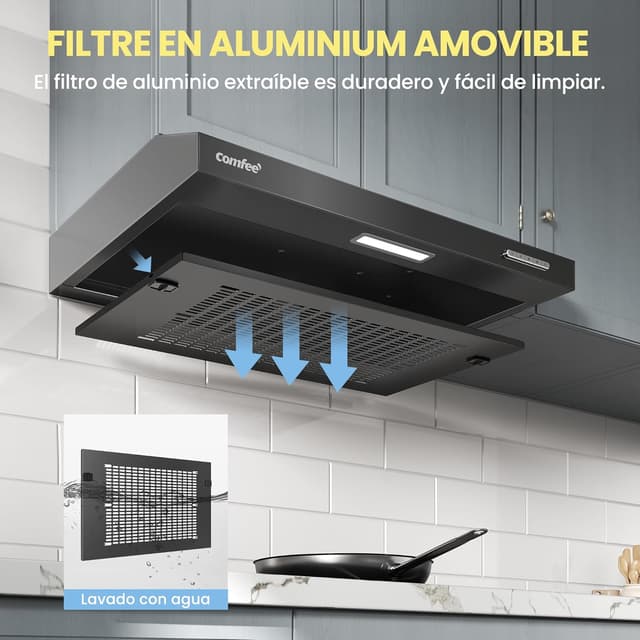 Thumbnail 3 de COMFEE' SLIF17B-60 Cappa aspirante 60 cm 200 m3/h