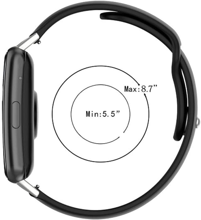 Detalle 2 de Silicone Sport Watch Strap for Huawei Watch Fit series (Watch Fit / Watch Fit Special / Watch Fit SE)